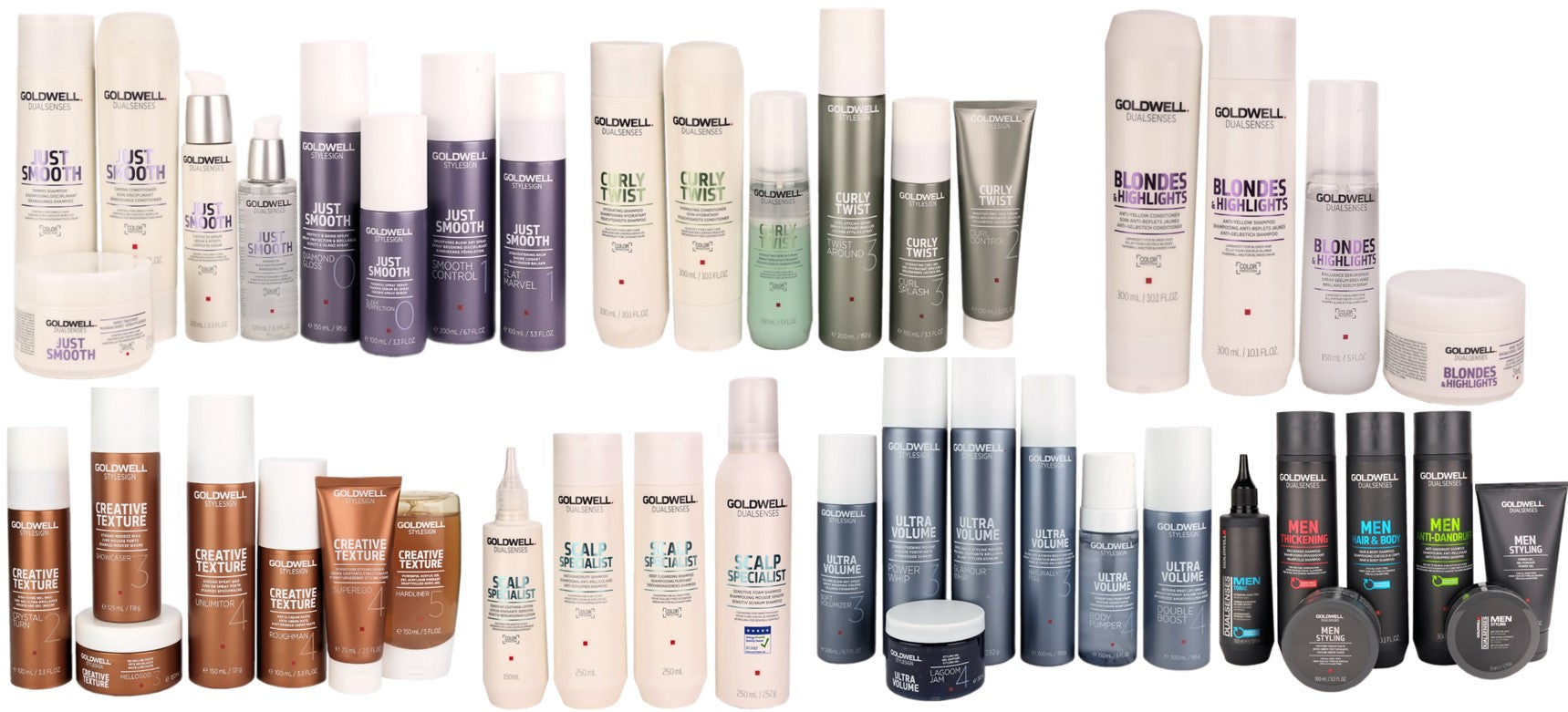Goldwell Hair Products with high-performance formulations within its full range of haircare, and hair styling products, that will achieve stunning results for your hair.