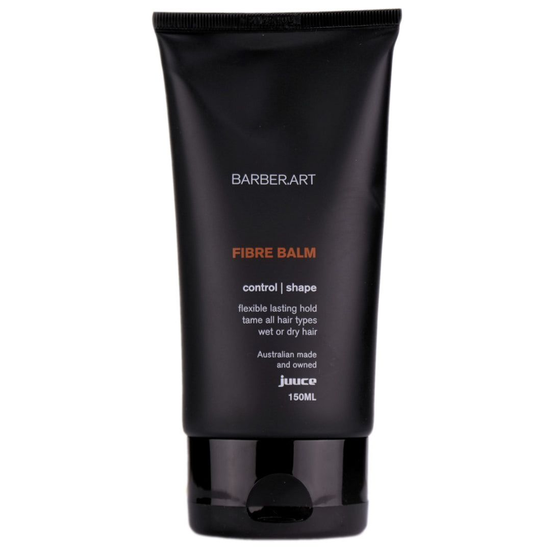 Barber Art Fibre Balm is a styling balm that combines texture with flexible control power whilst providing fullness and shine.