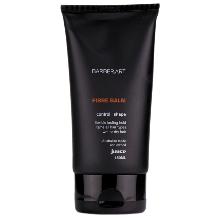 Barber Art Fibre Balm is a styling balm that combines texture with flexible control power whilst providing fullness and shine.