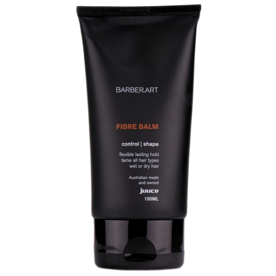 Barber Art Fibre Balm is a styling balm that combines texture with flexible control power whilst providing fullness and shine.