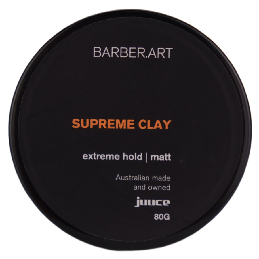 Barber Art Supreme Clay will keep your style locked in all day. This strong, reworkable clay provides a low shine, matt finish that'll make you stand out from the crowd.