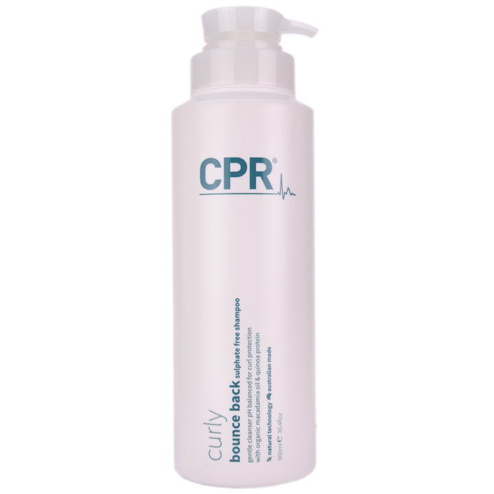 CPR Curly Bounce Back Sulphate Free Shampoo 900ml helps to hydrate, smooth, define and embrace your curls.