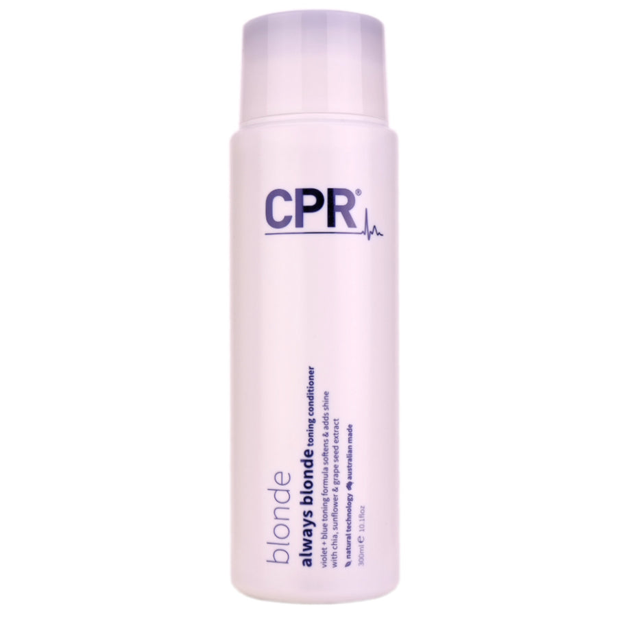 CPR Always Blonde Conditioner tones, brightens & strengthens blonde hair, for a always clean blonde hair.