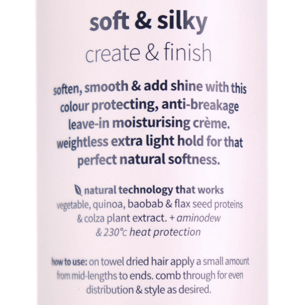 CPR Soft & Silky Leave-in Moisturiser helps to soften, smooth, add shine & control unmanageable hair with this anti-breakage, light weight leave-in blow-dry creme.
