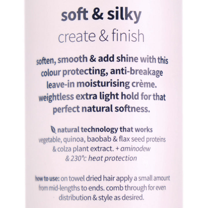 CPR Soft & Silky Leave-in Moisturiser helps to soften, smooth, add shine & control unmanageable hair with this anti-breakage, light weight leave-in blow-dry creme.