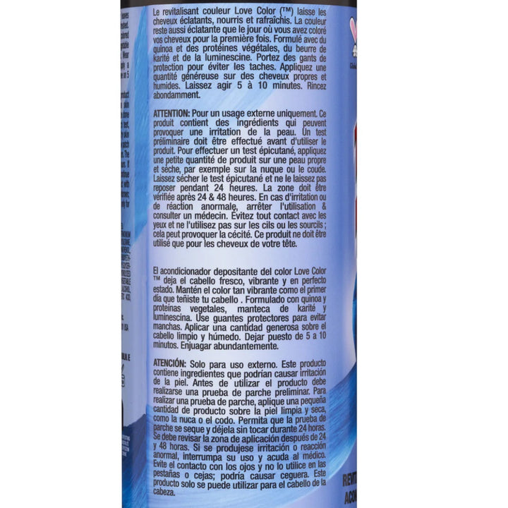 Manic Panic Love Colour Blue Valentine Colour Depositing Conditioner provides a bright cobalt blue that will refresh and intensify your faded colour.