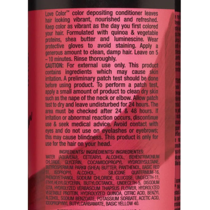 Manic Panic Love Colour Rock Me Red Colour Depositing Conditioner provides a cool deep blood red that will refresh and intensify your faded colour.
