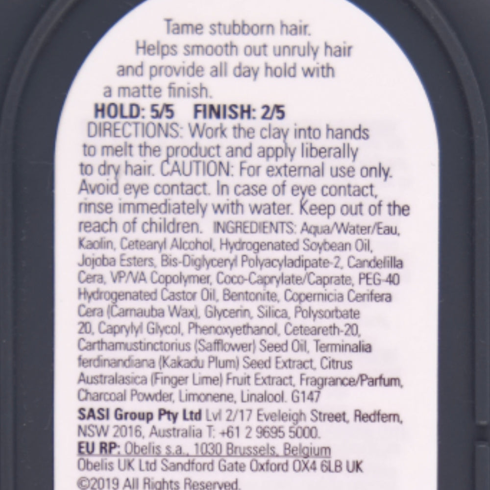 O&M Clay Strong Hold helps smooth out unruly hair and provides all day hold with a matte finish.