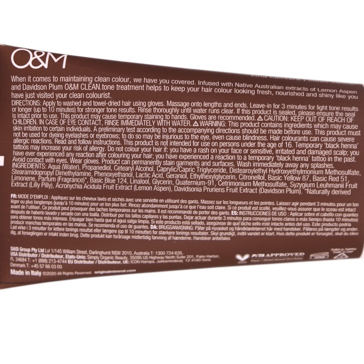 O&M Clean Tone Chocolate Colour Treatment 200ml
