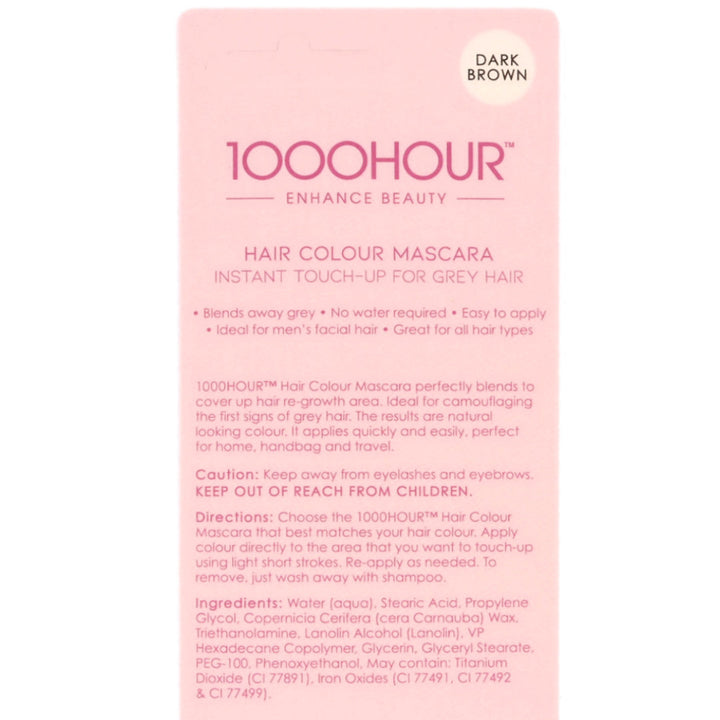 1000Hour Hair Colour Mascara - Dark Brown