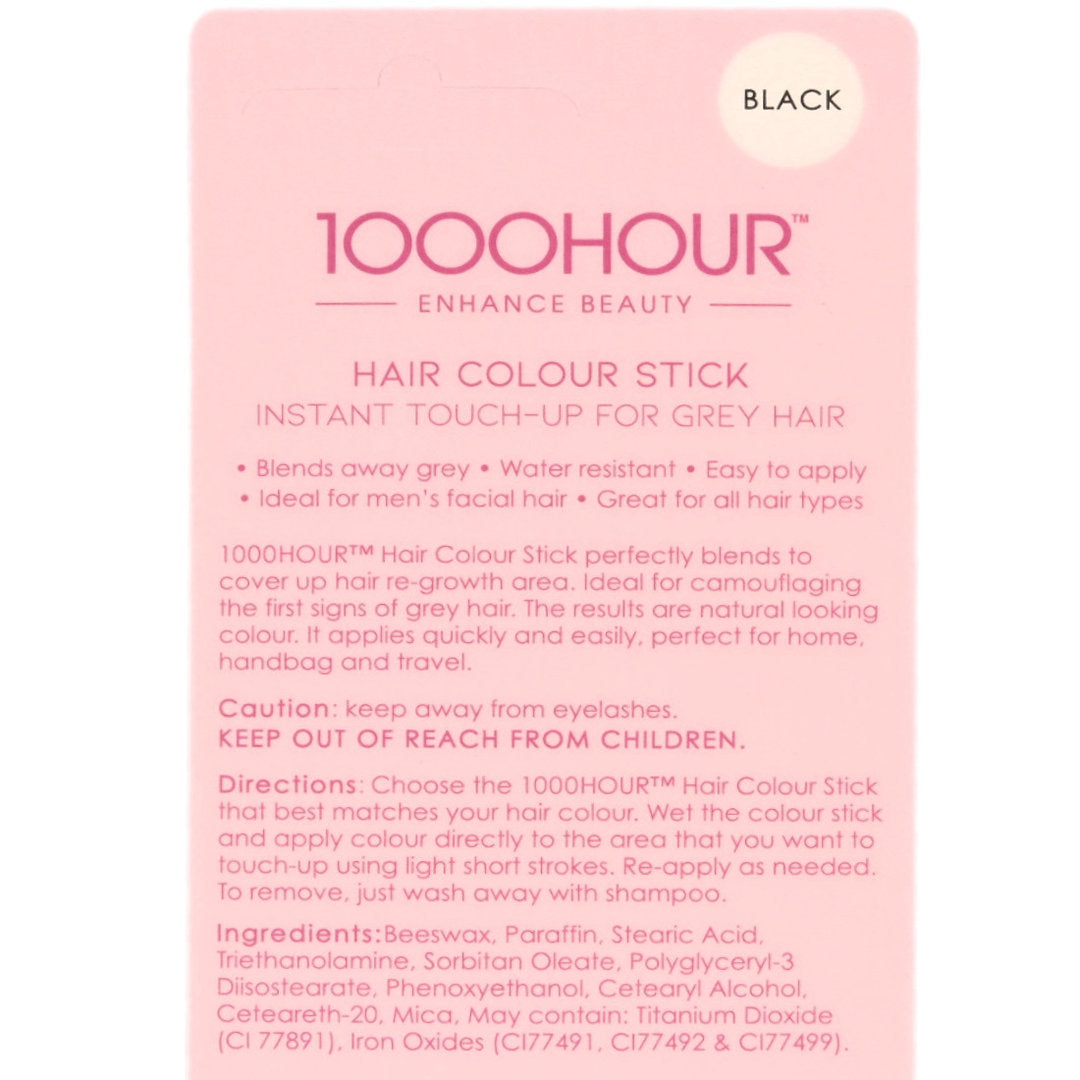 1000Hour Hair Colour Stick - Black