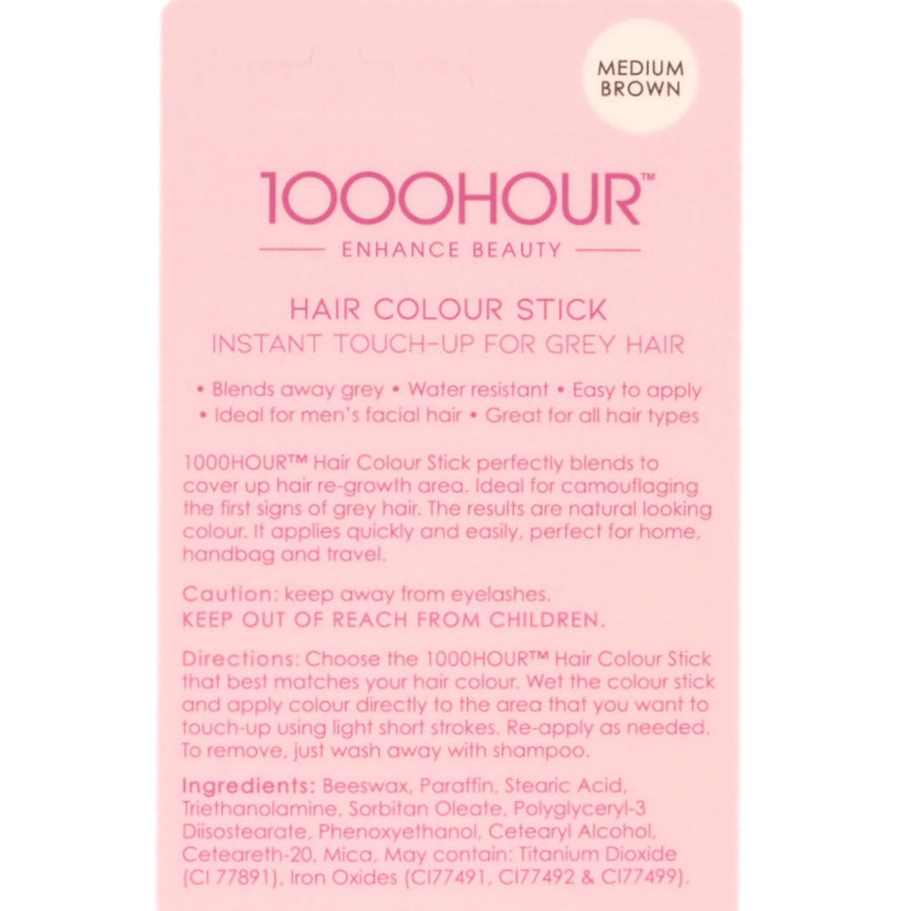 1000Hour Hair Colour Stick - Medium Brown