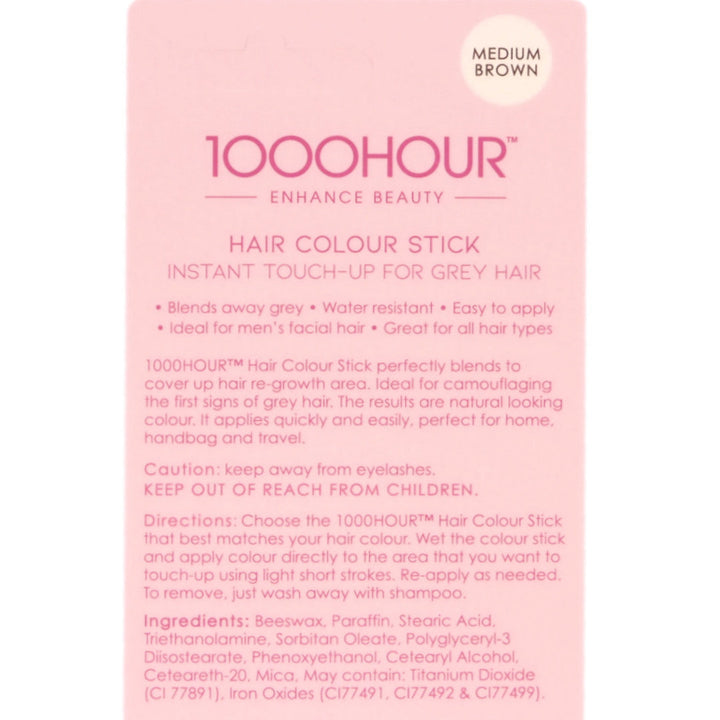 1000Hour Hair Colour Stick - Medium Brown