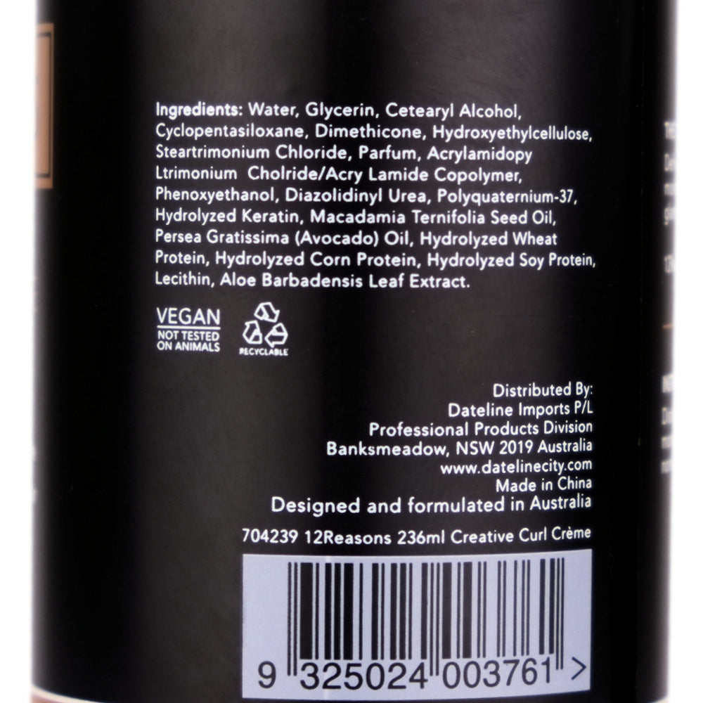 12 Reasons Creative Curl Creme Ingredients
