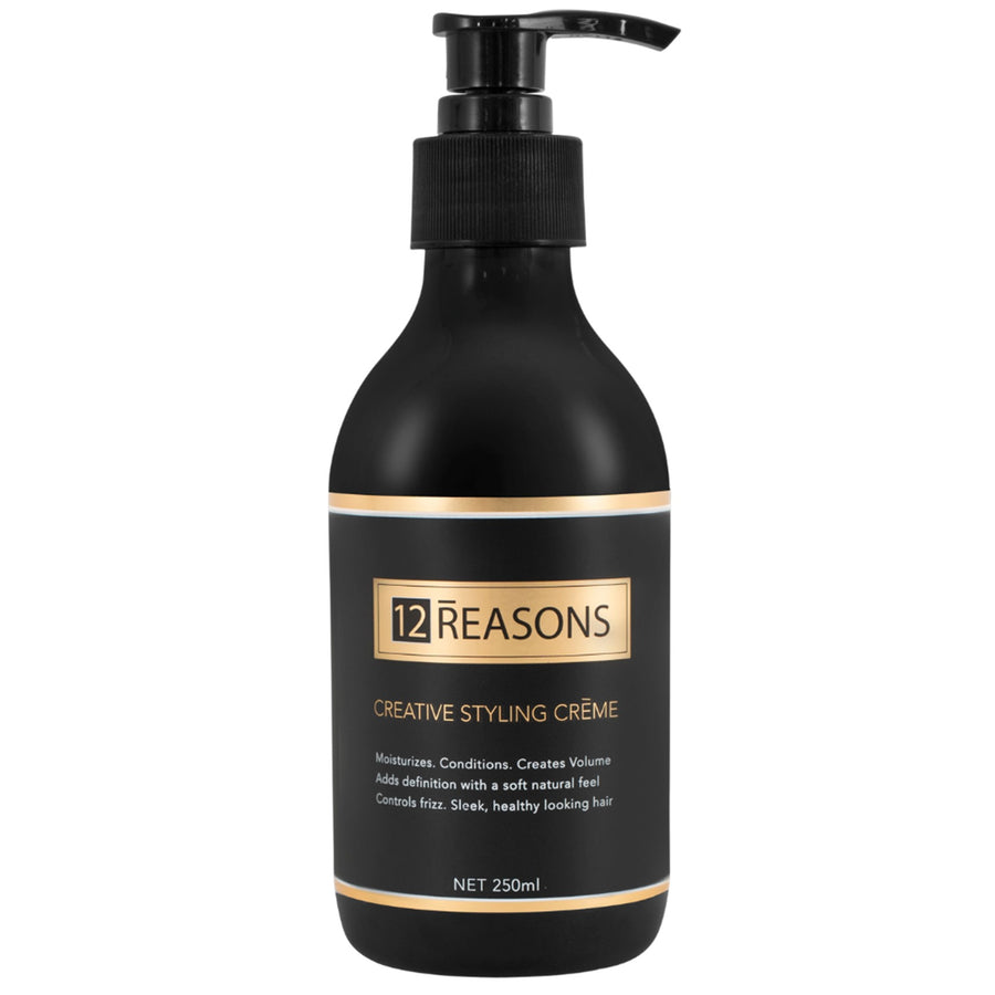 12Reasons Creative Styling Creme moisturizes, conditions, creates volume, adds definition with a soft natural feel. Controls frizz, sleek, healthy-looking hair.