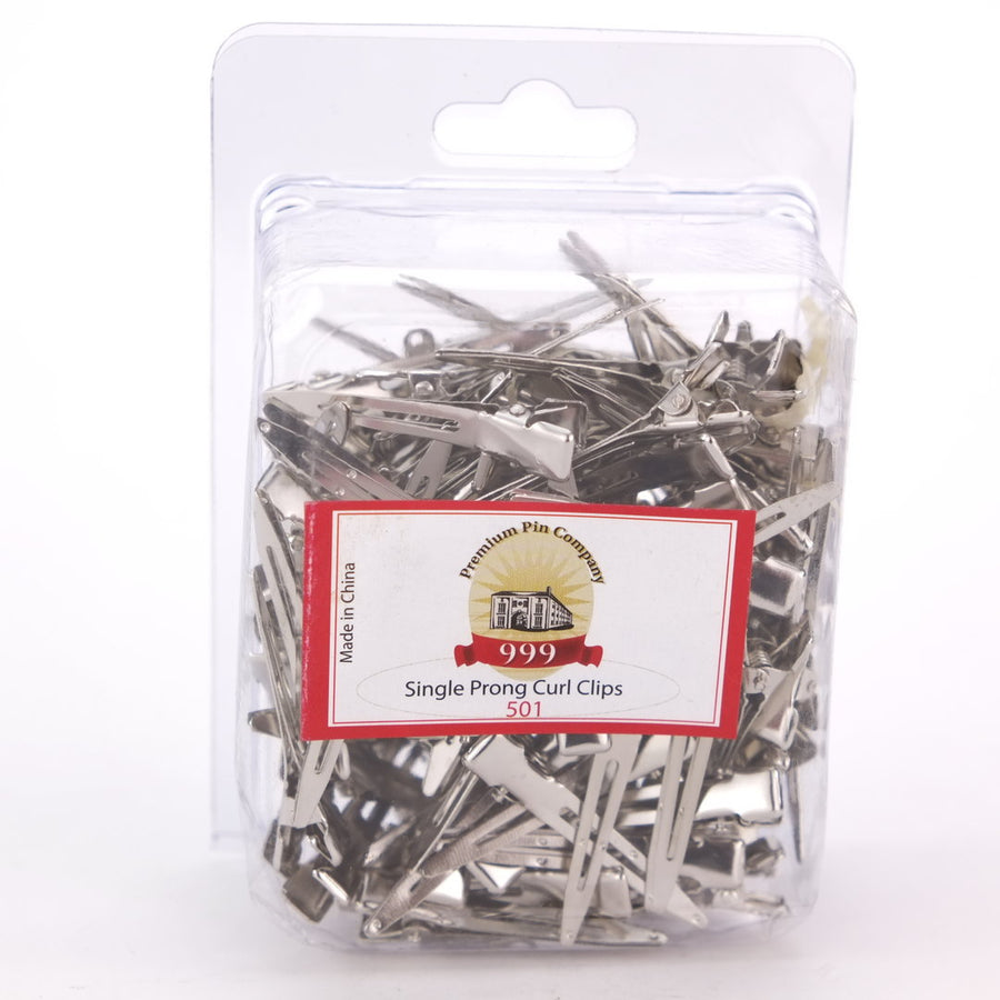 Premium Pin Company 999 Single Prong Curl Clips