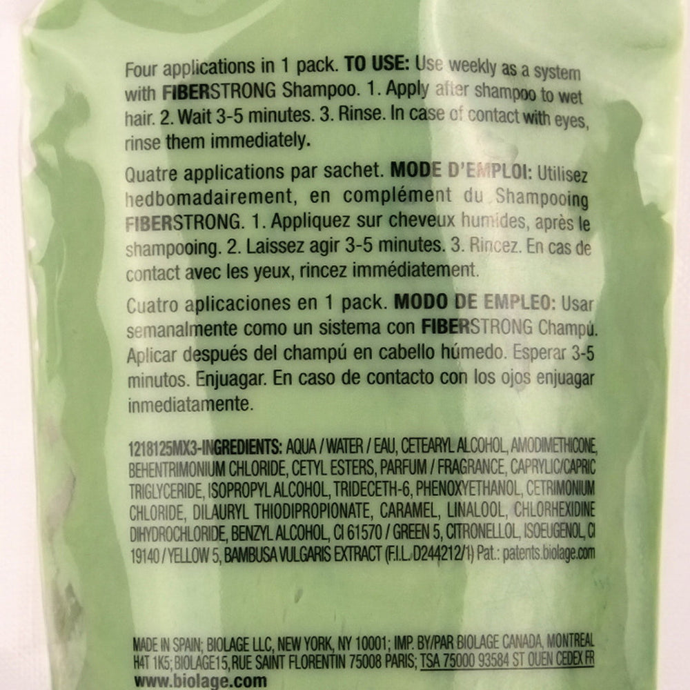 Biolage Advanced FiberStrong Deep Treament Pack 100ml