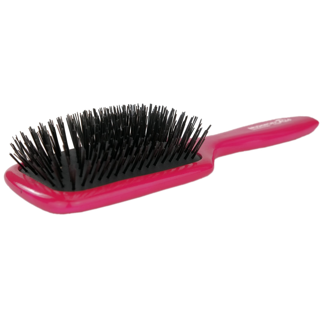 Brushworx Rio Ionic Nylon Bristle Purple Paddle Brush