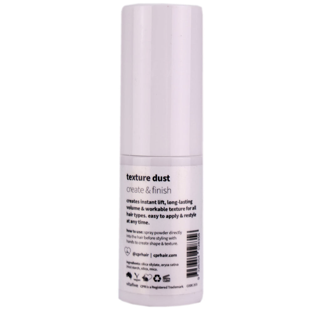CPR Powder Creates Instant Lift. Long lasting volume. Workable texture for all hair types. Easy to apply, can restyle at anytime.