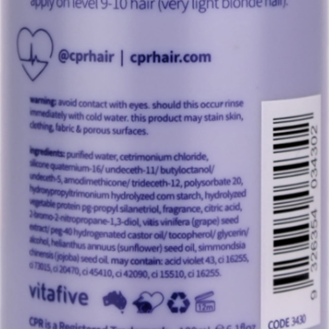 CPR Serious Blonde Instant Toner 180ml