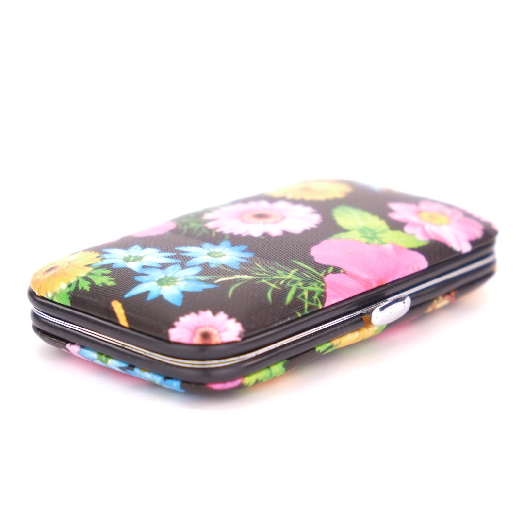 6 Piece Manicure Set with Floral Design