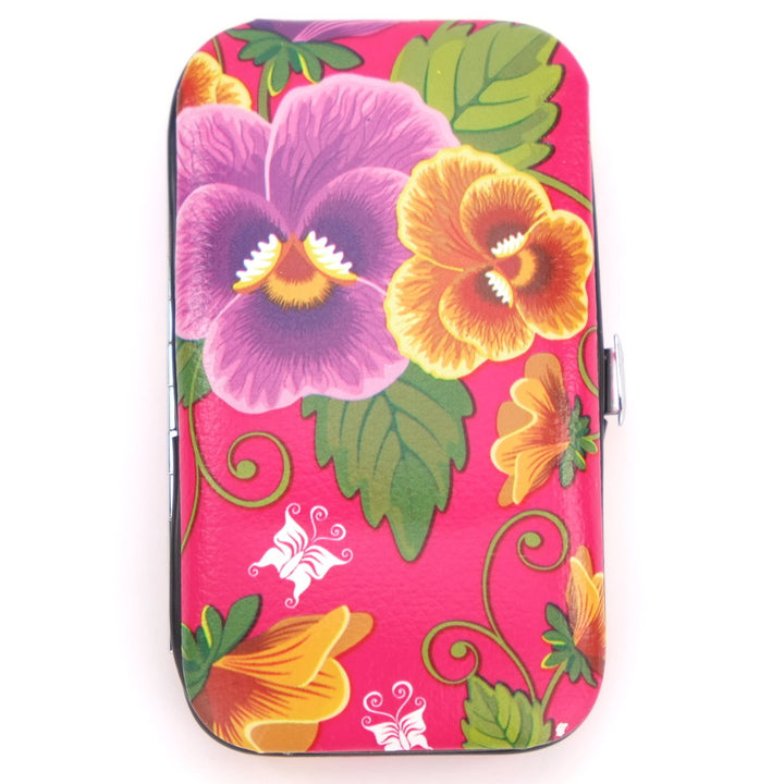 6 Piece Manicure Set with Floral Design