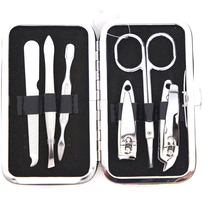 6 Piece Manicure Set with Floral Design