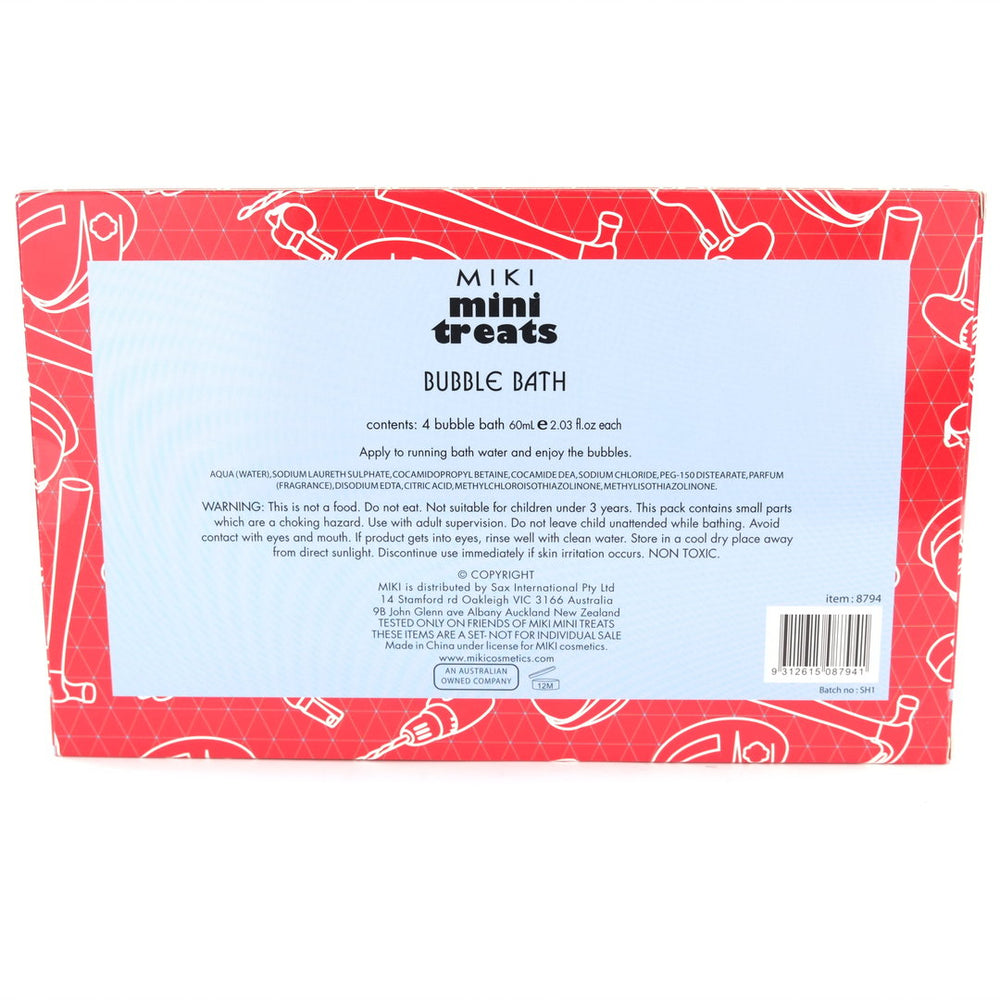 MIKI Mini Treats Bubble Bath Set