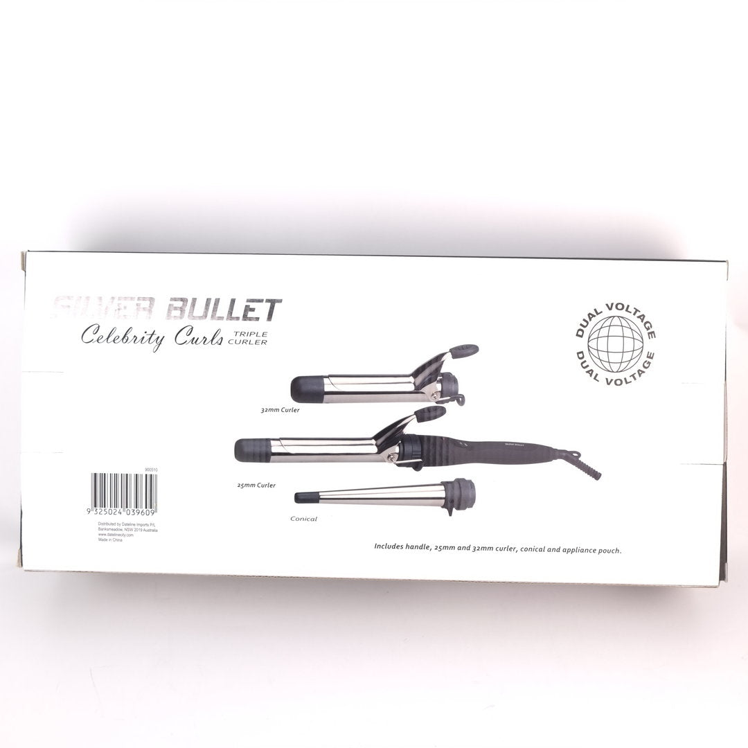 Silver Bullet Celebrity Curls Triple Curler