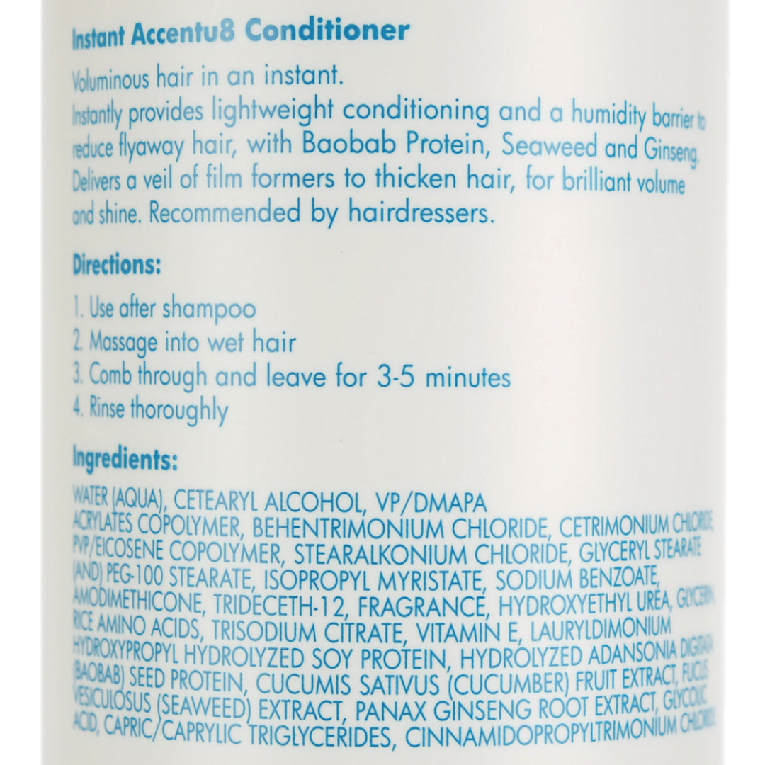 De Lorenzo Accentu8 Shampoo and Conditioner 750ml Duo