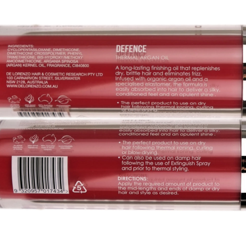 De Lorenzo Defence Thermal Argan Oil 50ml