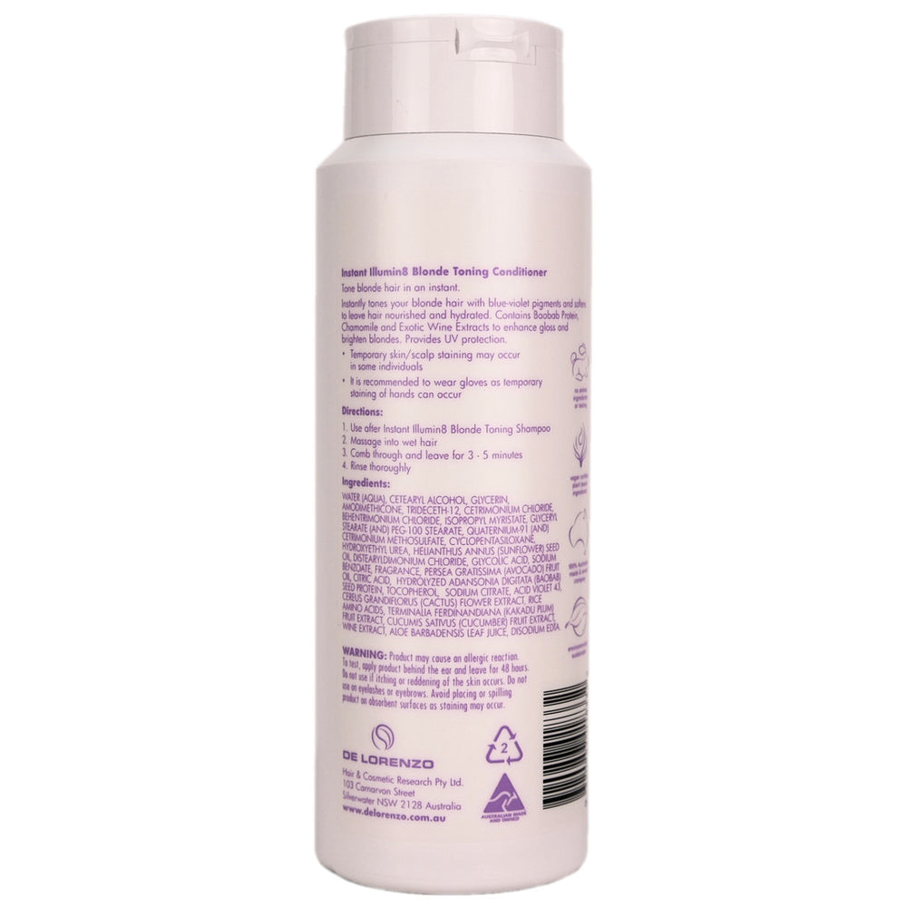 De Lorenzo Instant illumin8 Blonde Toning Conditioner 375ml