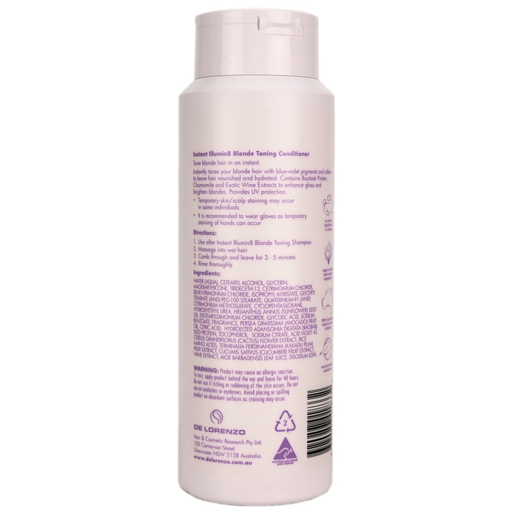 De Lorenzo Instant illumin8 Blonde Toning Conditioner 375ml