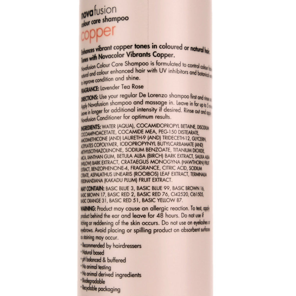 De Lorenzo Novafusion COPPER Shampoo 250ml