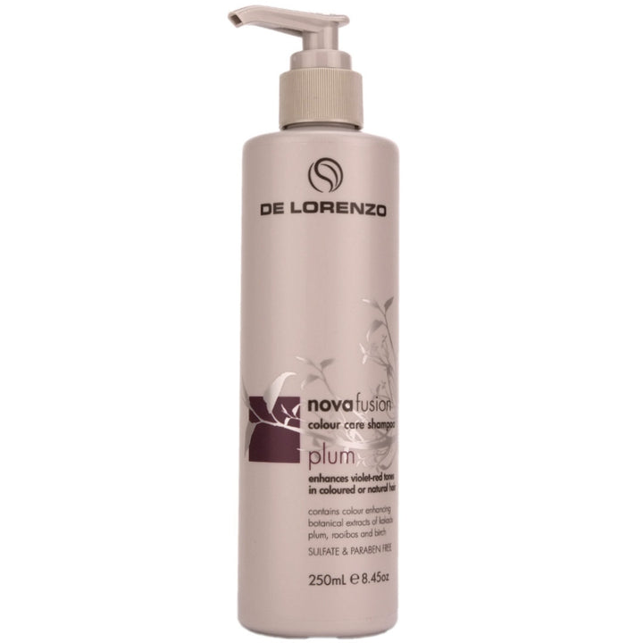 De Lorenzo Novafusion Plum Colour Care Shampoo 250ml