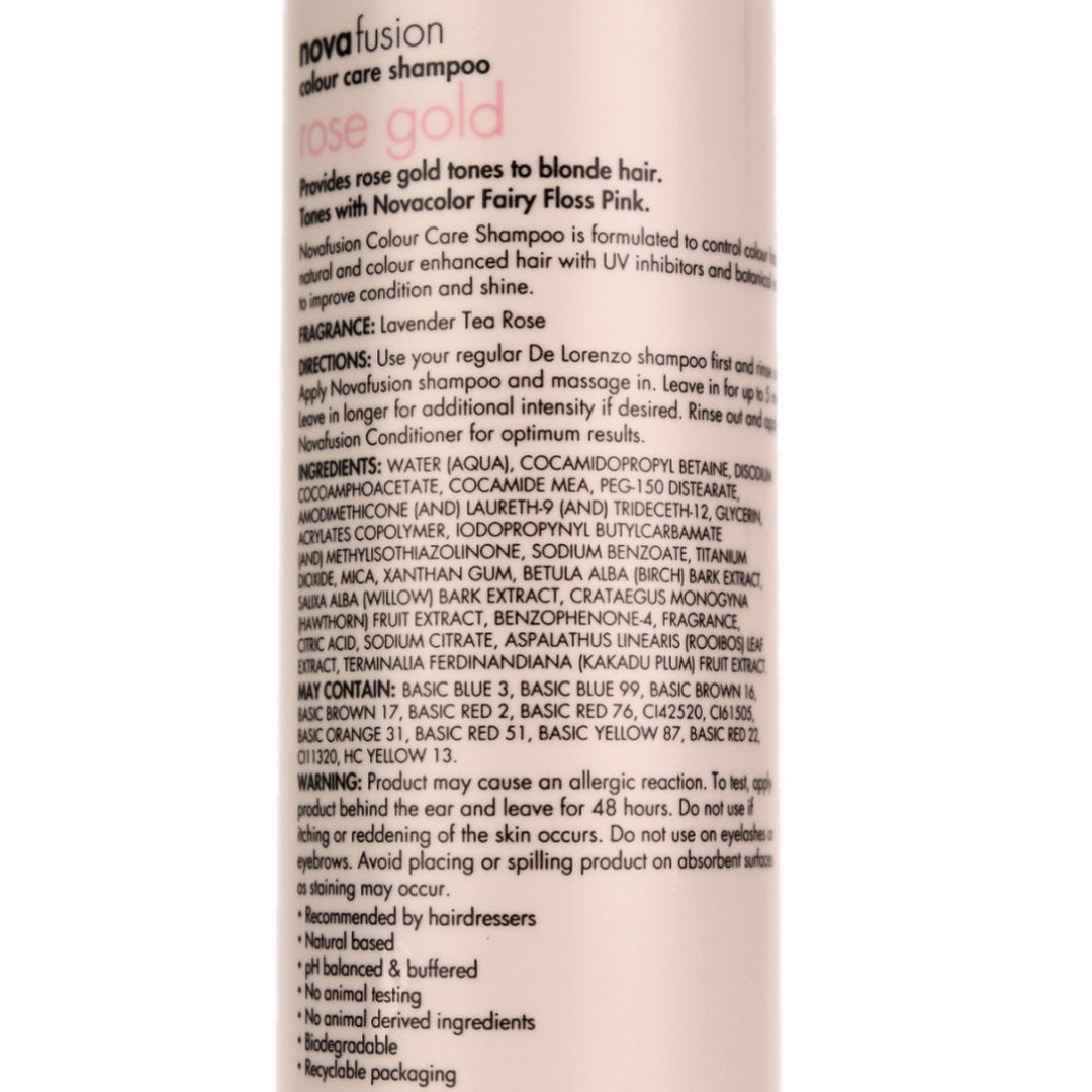 De Lorenzo Novafusion ROSE GOLD Shampoo 250ml