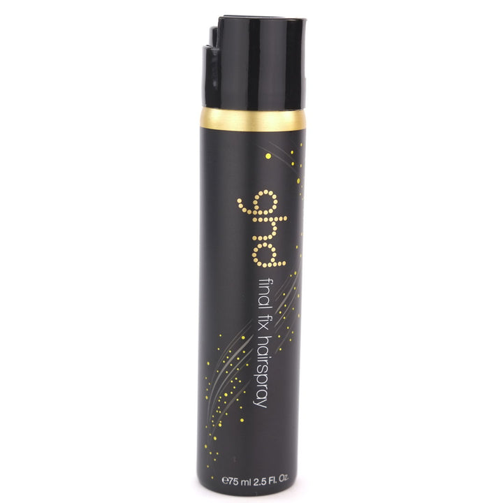ghd Final Fix Hairspray 75ml is a lightweight hair spray that provides firm, yet soft-touch hold for professional end results on the move.