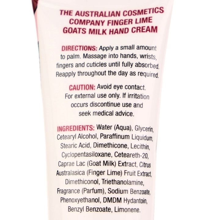 The Australian Cosmetics Company Finger Lime Goats Milk Hand Cream 100ml