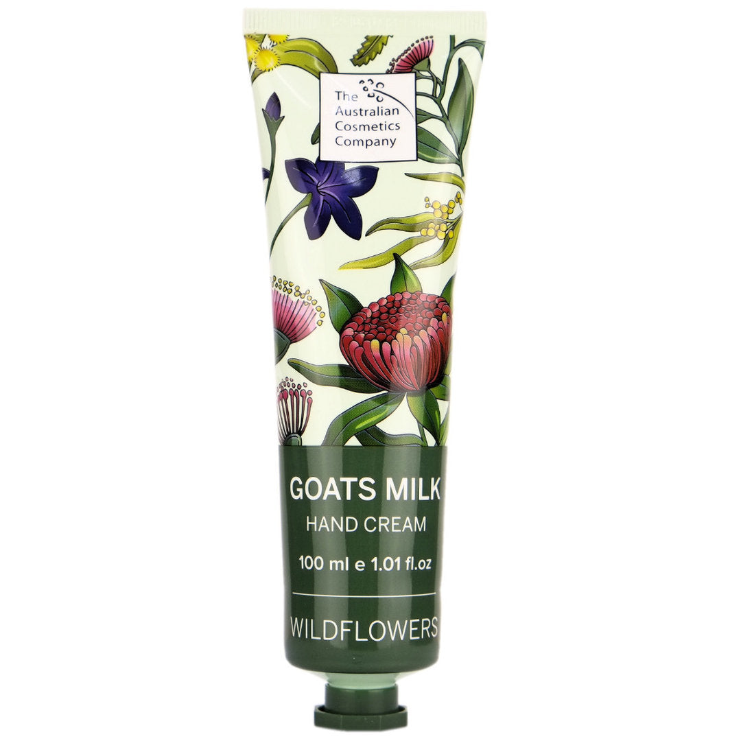 The Australian Cosmetics Company Wildflowers Goats Milk Hand Cream 100ml