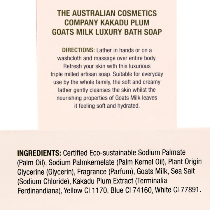 The Australian Cosmetics Company Kakadu Plum Goats Milk Bath Soap