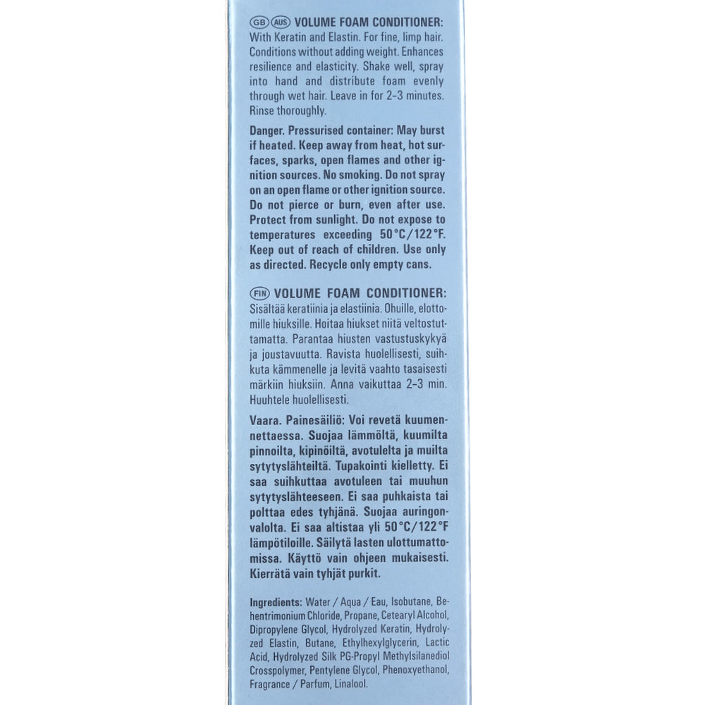 Goldwell KERASILK Repower Foam Conditioner Ingredients