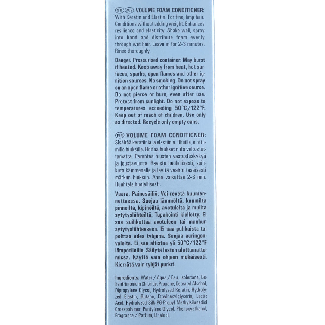Goldwell KERASILK Repower Foam Conditioner Ingredients