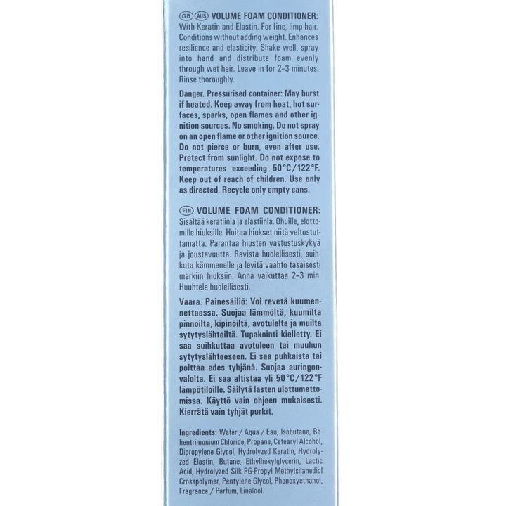 Goldwell KERASILK Repower Foam Conditioner Ingredients