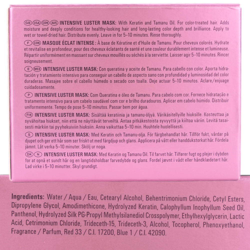 Goldwell Kerasilk Color Intensive Luster Mask Ingredients