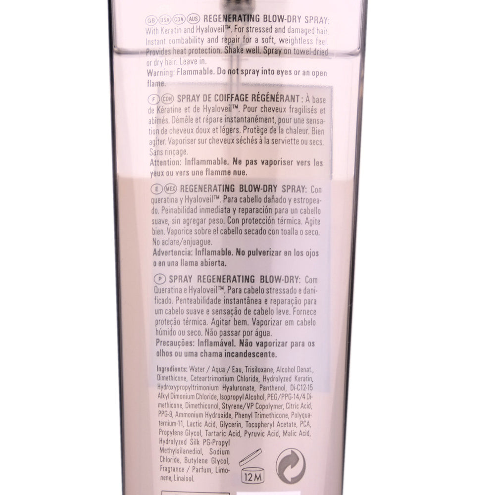 Goldwell Kerasilk Reconstruct Regenerating Blow-Dry Spray Ingredients