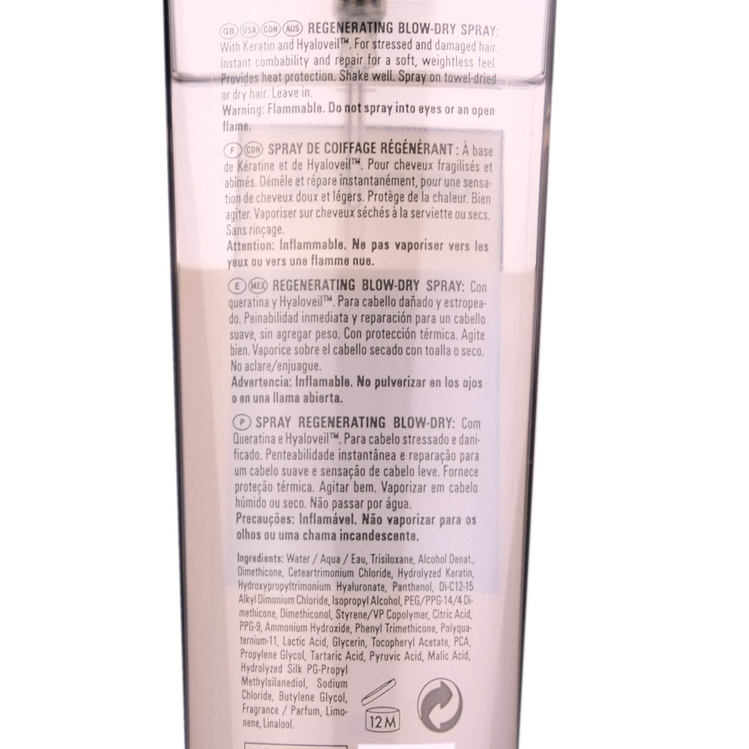 Goldwell Kerasilk Reconstruct Regenerating Blow-Dry Spray Ingredients