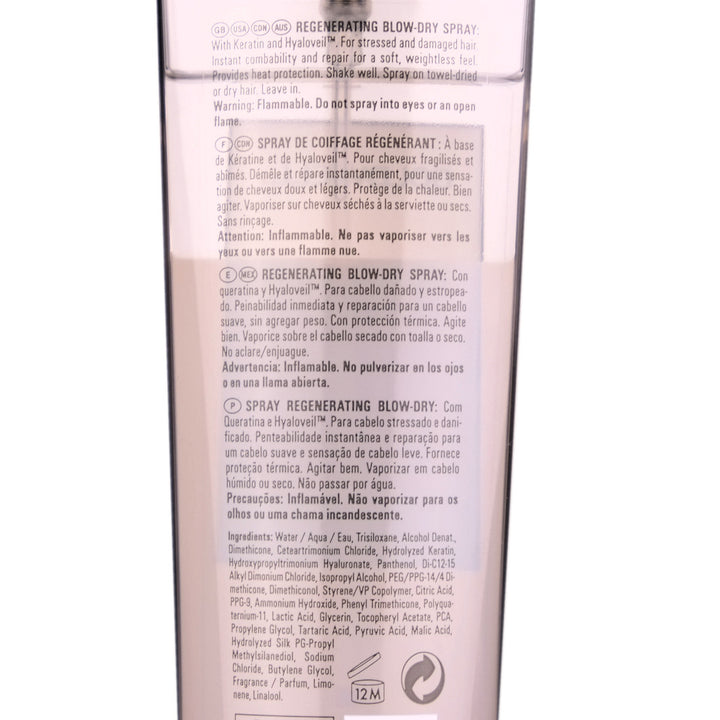 Goldwell Kerasilk Reconstruct Regenerating Blow-Dry Spray Ingredients