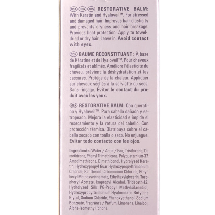 Goldwell Kerasilk Reconstruct Restorative Balm Ingredients