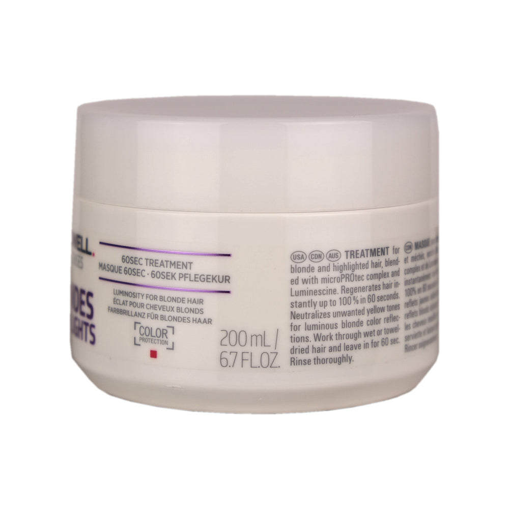 Goldwell Dualsenses Blondes & Highlights 60Sec Masque Treatment 200ml