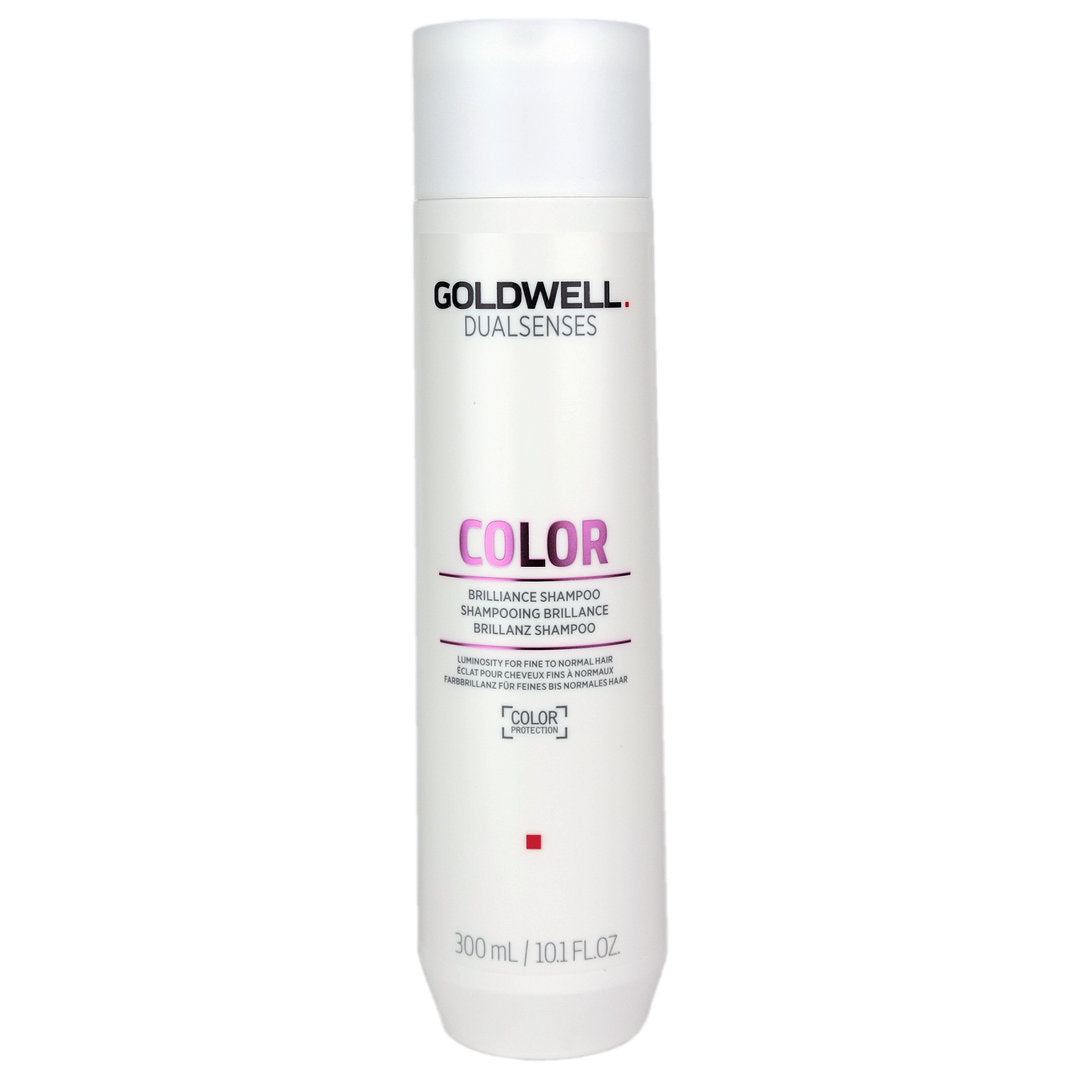 Goldwell Dualsenses Color Brilliance Shampoo gently cleanses and brings out the luminosty in coloured or non-coloured hair and helps with colour protection.